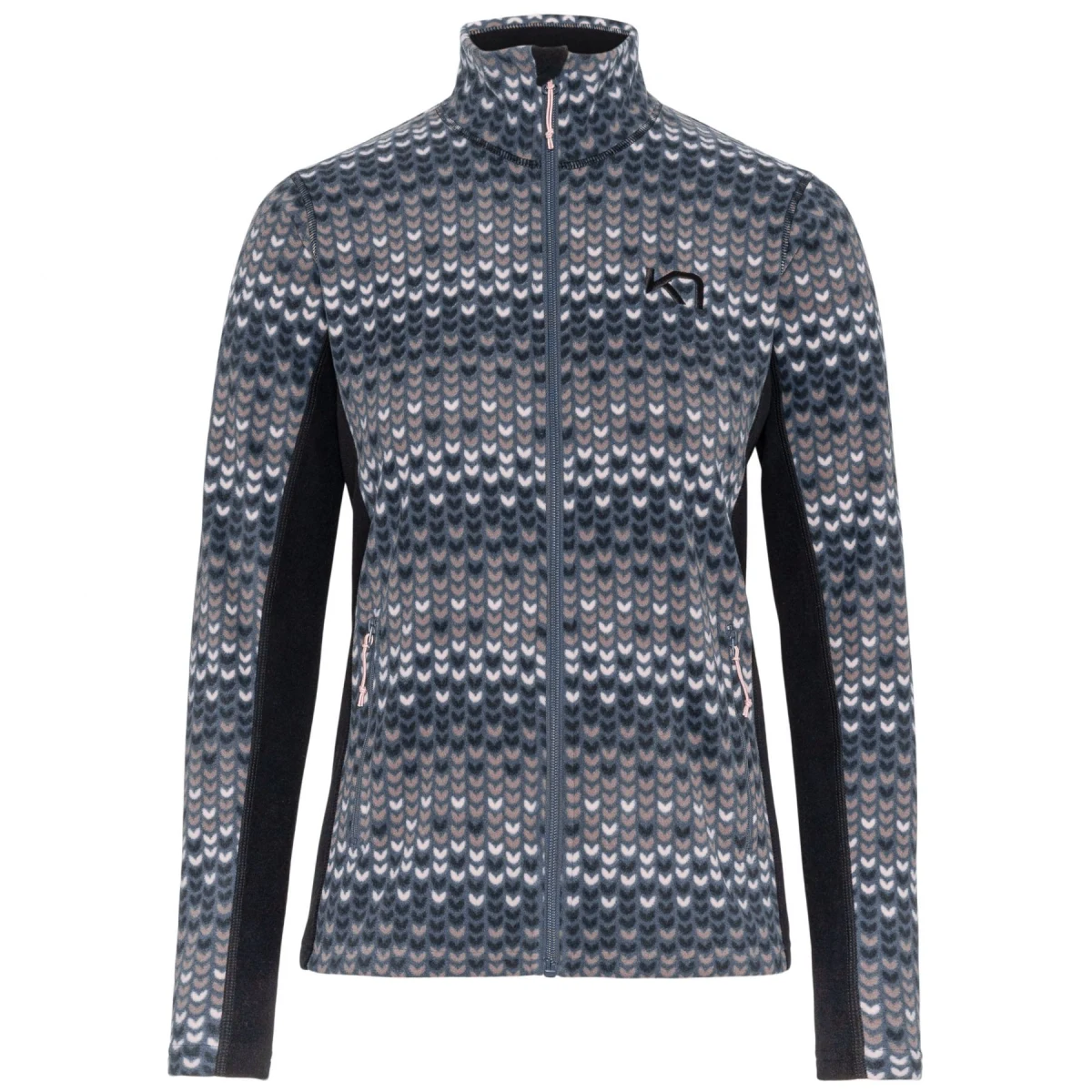 Kari Traa Olga Fleece, fleecová bunda, dámská, zelená · záber 1