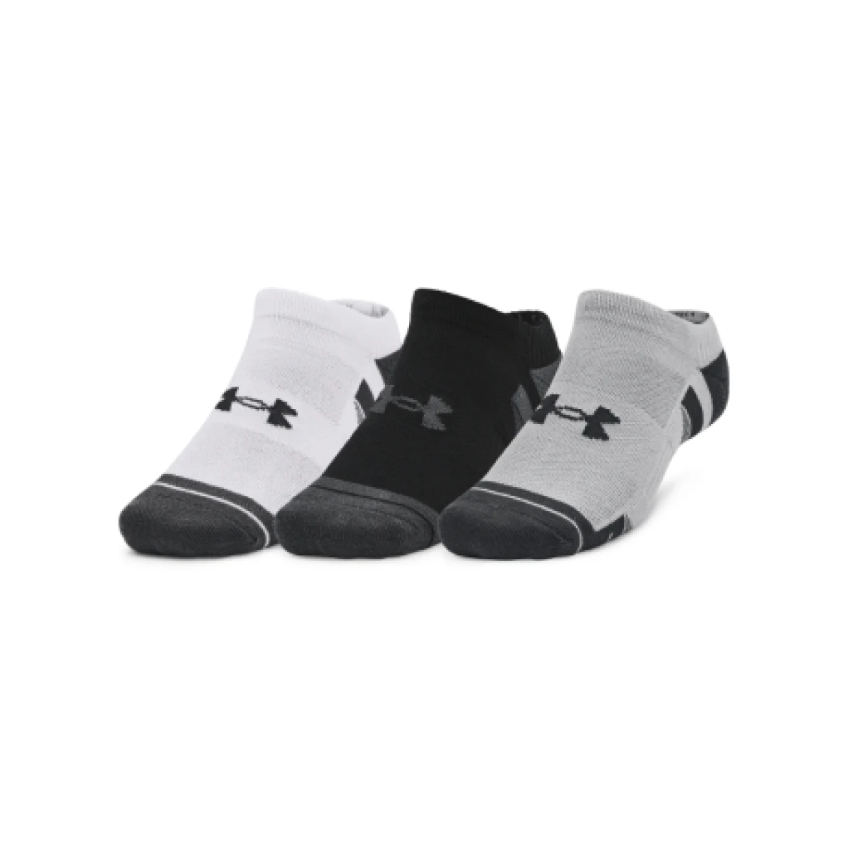 Ponožky UNDER ARMOUR 3 PACK-UA Performance Tech NS-GRY · záber 1