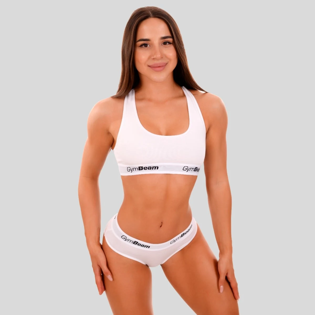 GymBeam Kalhotky Briefs 3Pack White - Velikost: XS | Barva: biela | Hmotnost: 0,12 kg | Balení: 72 · záber 3