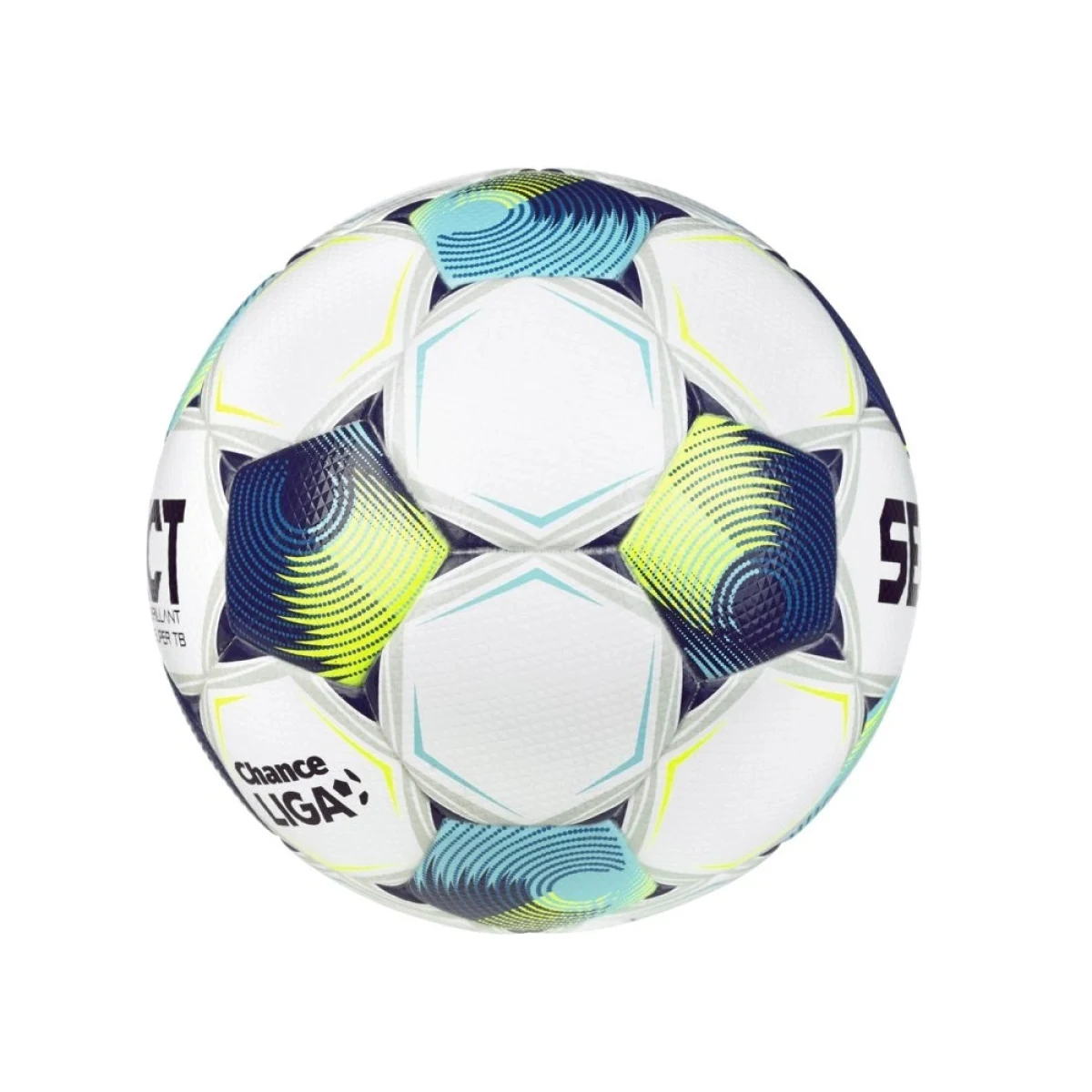Fotbalový míč SELECT FB Brillant Super TB CZ Chance Liga 2025/26 5 bílo-modrá · záber 3