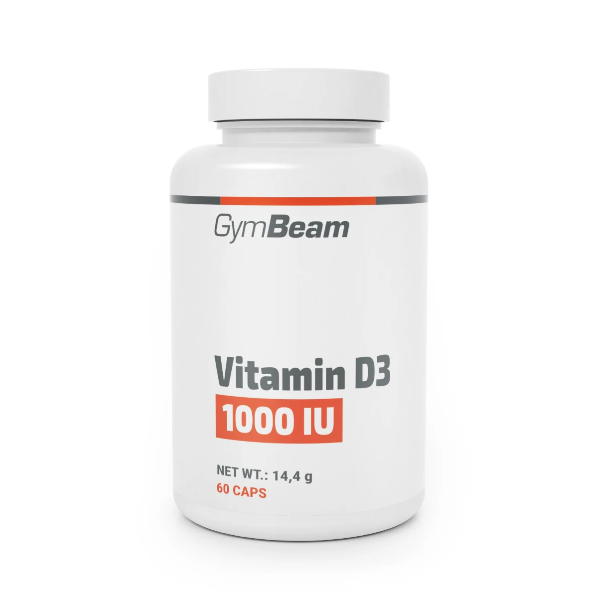 GymBeam Vitamín D3 1000 IU - Hmotnost: 0,036 g | Balení: 220 · záber 2