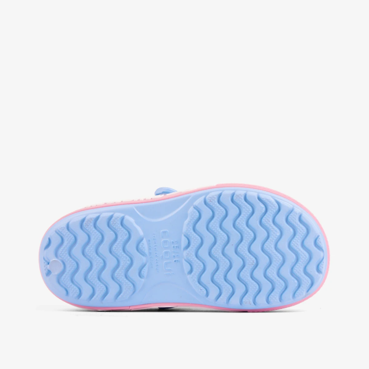 Dívčí sandály COQUI Yogi + Amulet K light elemental blue fondant pink · záber 5