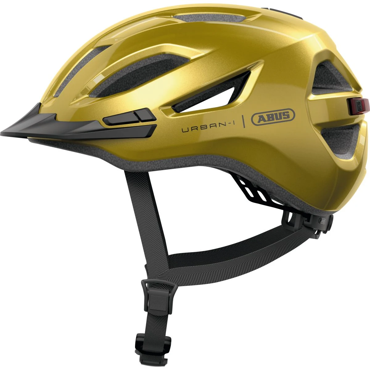 ABUS Urban-I 4.0, cyklistická helma, žlutá · záber 4