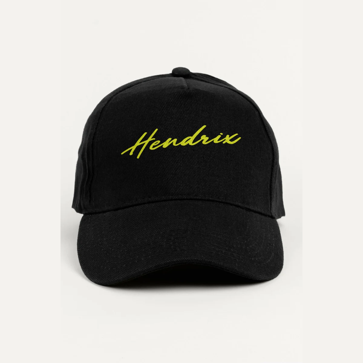 Kšiltovka Jockey, Barva Černá, s Potiskem Hendrix Neon · záber 2