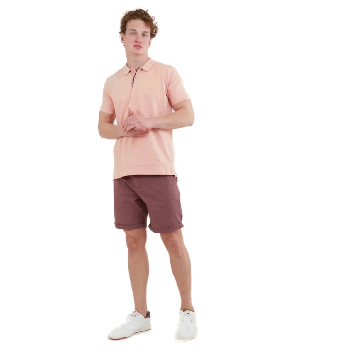 Pánské kraťasy FUNDANGO North Shore Chino Shorts-385-mauve · záber 3