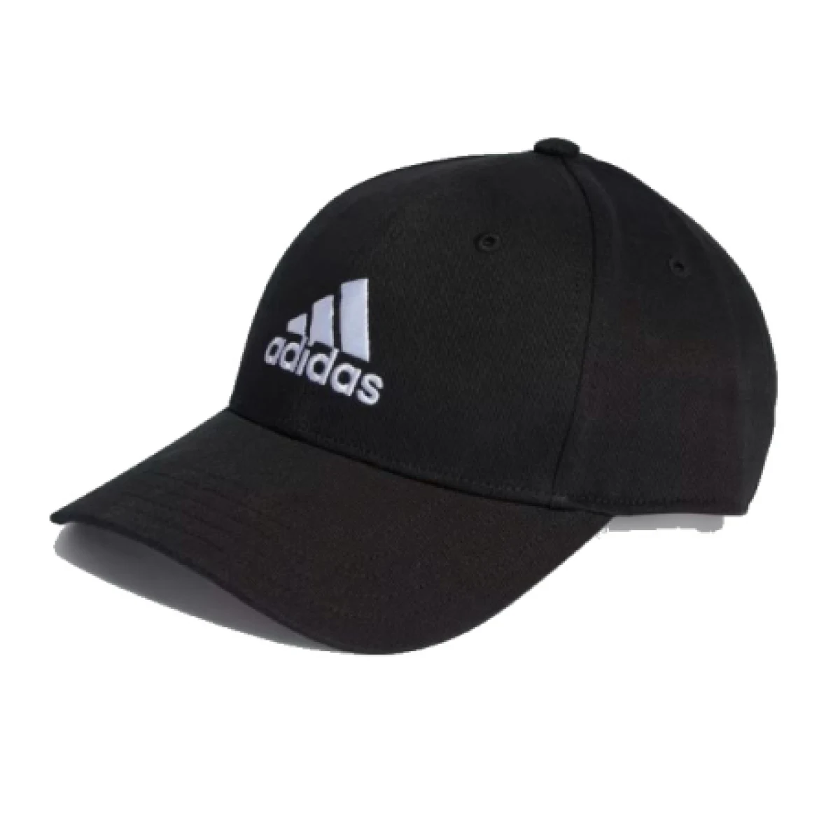 Dětská kšiltovka ADIDAS BBALL CAP COT BLACK WHITE Kids · záber 1