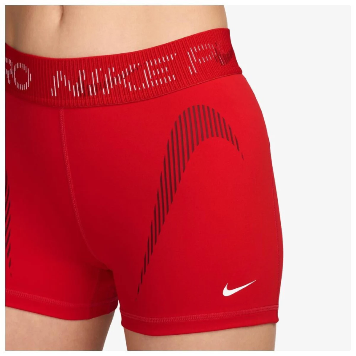 Dámské tréninkové kraťasy NIKE PRO W NP DF MR 3IN SHORT TT GRX-657-Red - Barva: červená · záber 4