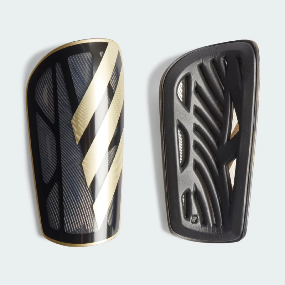 Fotbalový chránič ADIDAS TIRO SG LGE BLACK GOLDMT WHITE · záber 2
