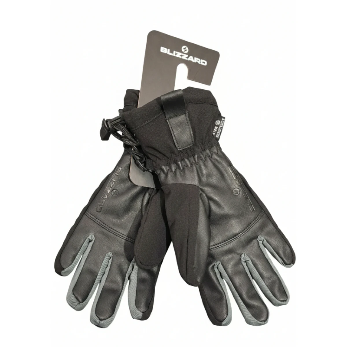 Juniorské lyžařské rukavice BLIZZARD Spark junior ski gloves, black · záber 4