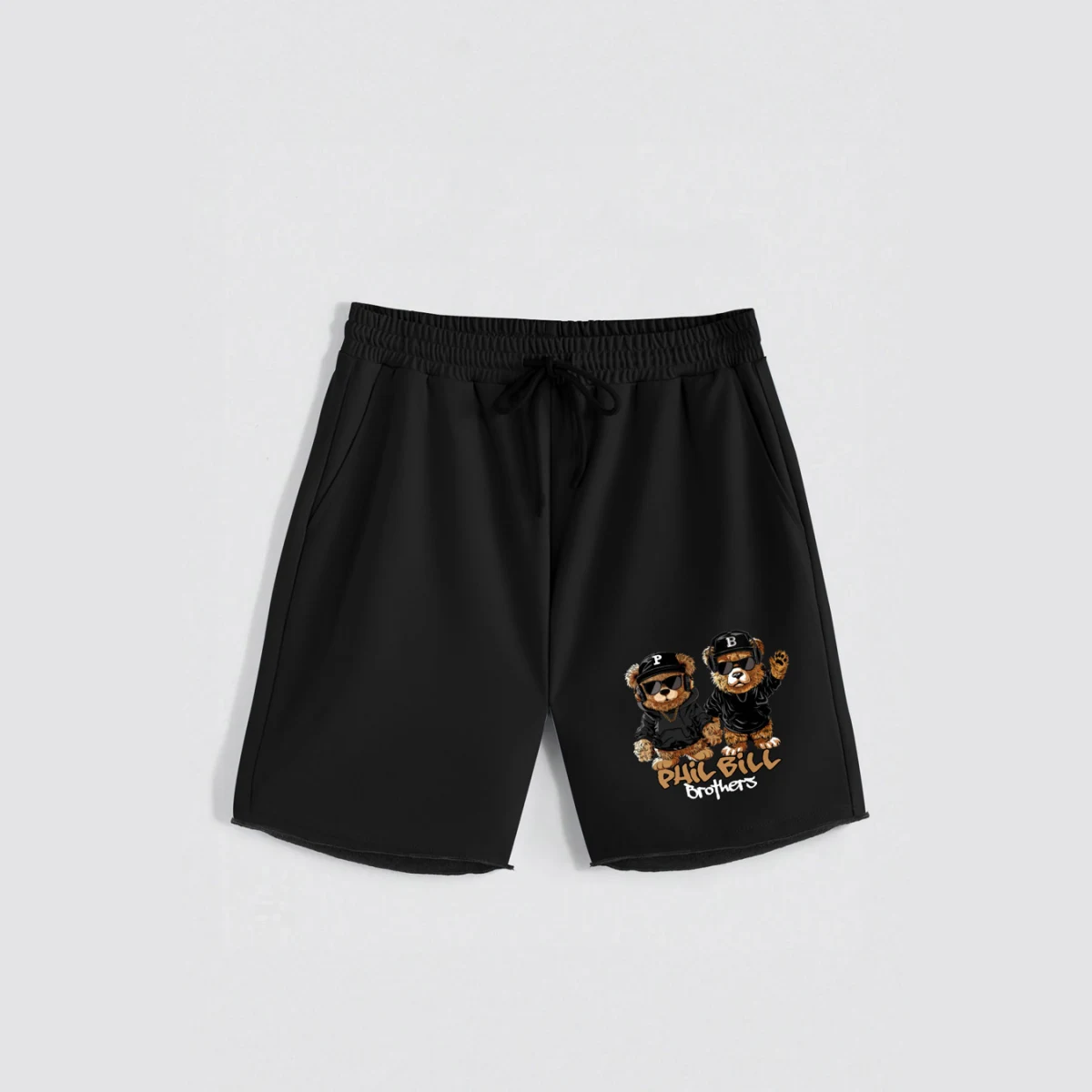 Kraťasy, Barva Růžová, s Potiskem Hedrix Bears · záber 1