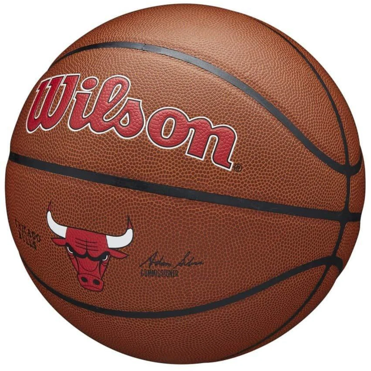 Wilson NBA Team Composite Chicago Bulls - Velikost: 7 | Barva: hnedá · záber 2