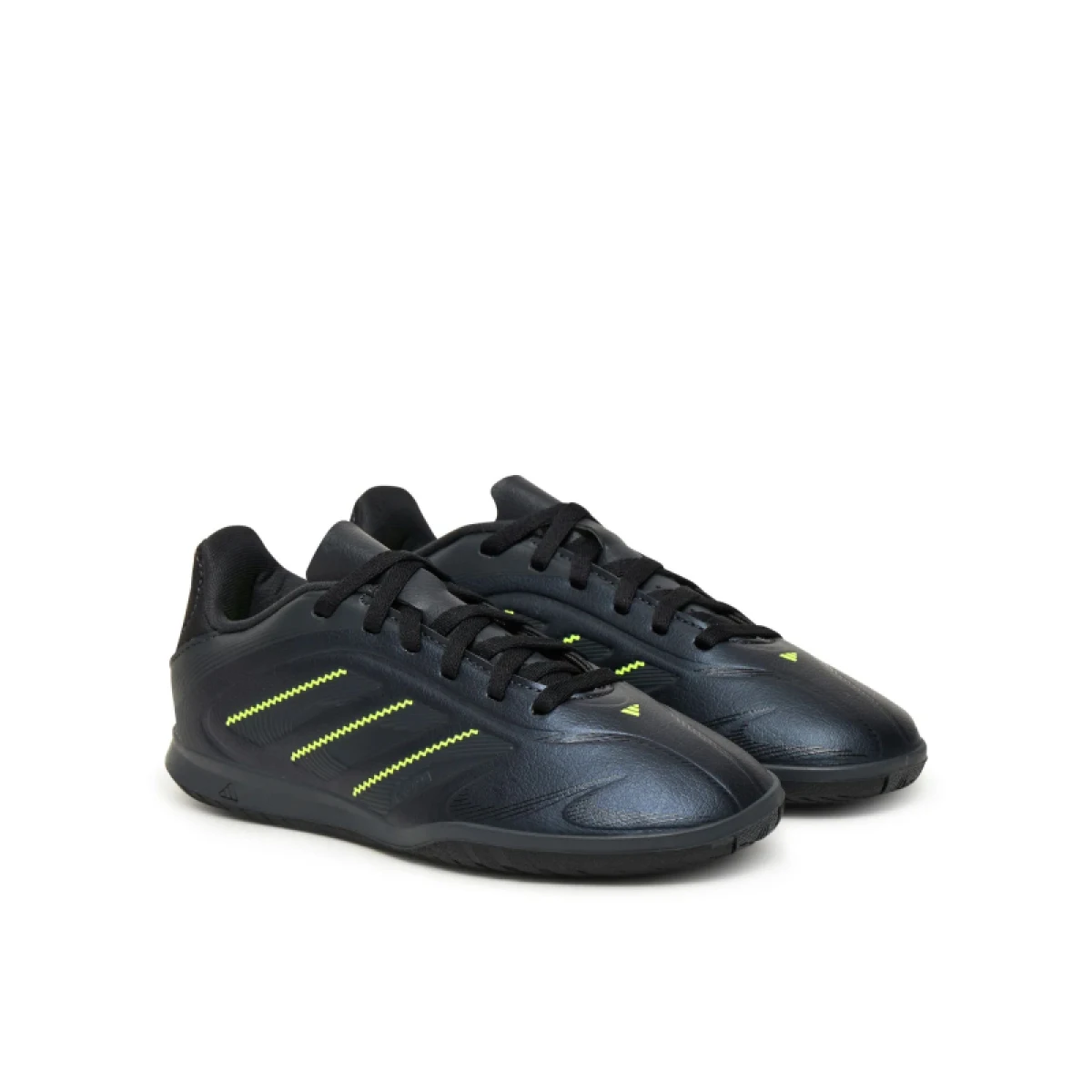 Chlapecké fotbalové kopačky halové ADIDAS Copa Pure III Club K IN core black dgh solid grey lucid lemon · záber 3