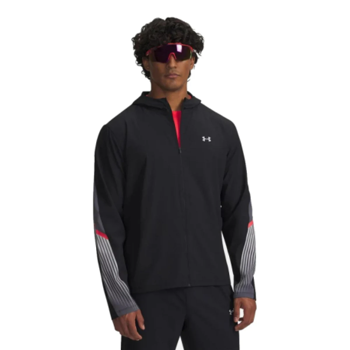 Pánská běžecká bunda UNDER ARMOUR UA Velociti Storm Hooded Jkt · záber 1