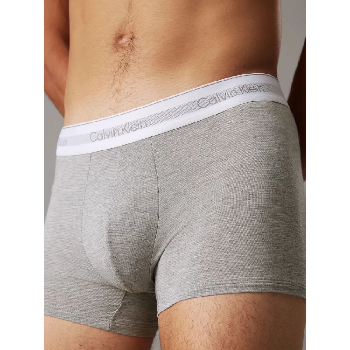 Pánské boxerky CALVIN KLEIN 3 PACK-TRUNK-BLACK, NEW NAVY, GREY HEATHER · záber 5
