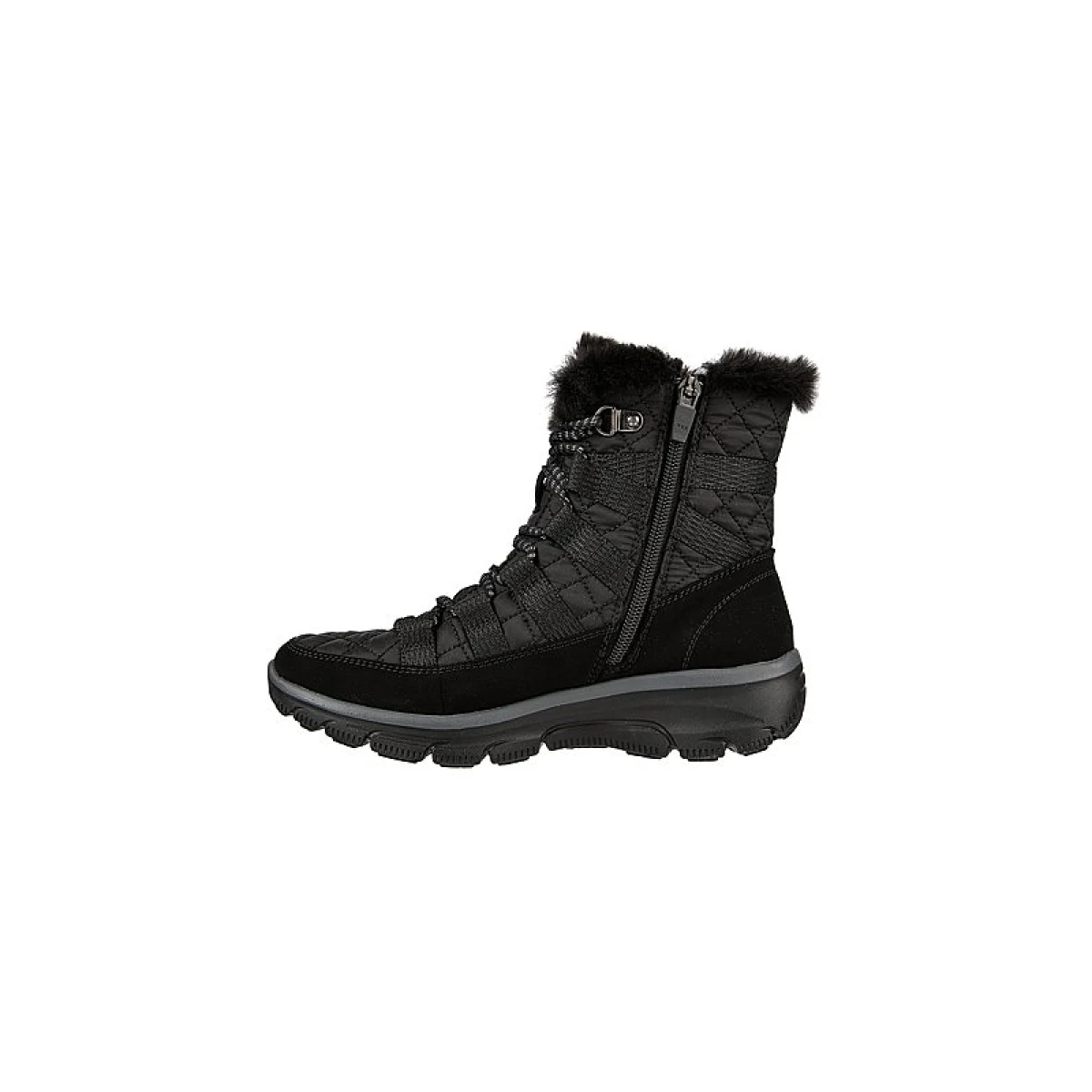 Dámské vysoké zimní boty SKECHERS Easy Going Moro Street black · záber 3