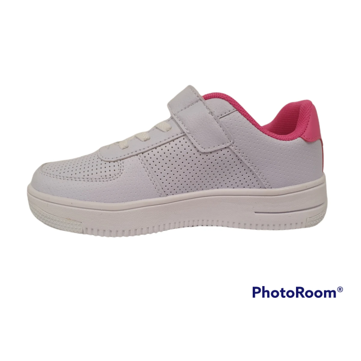 Dětská rekreační obuv AUTHORITY KIDS Aysia white reflex pink silver · záber 3