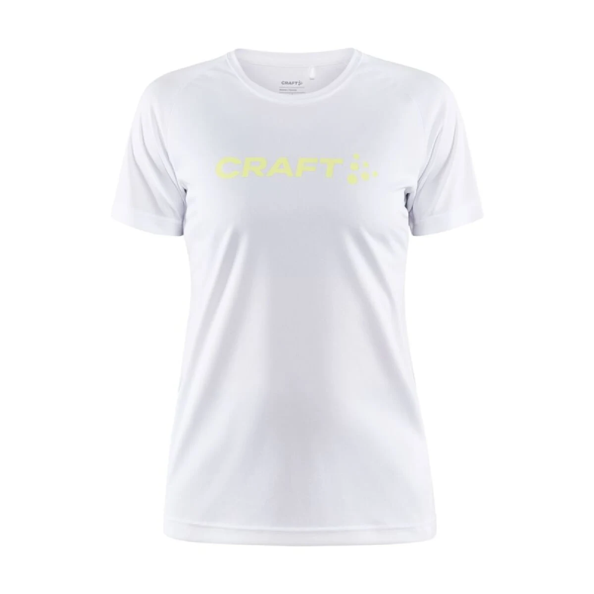 Dámské tréninkové tričko s krátkým rukávem CRAFT W T-Shirt CORE Essence Logo - Velikost: M | Barva: biela · záber 6