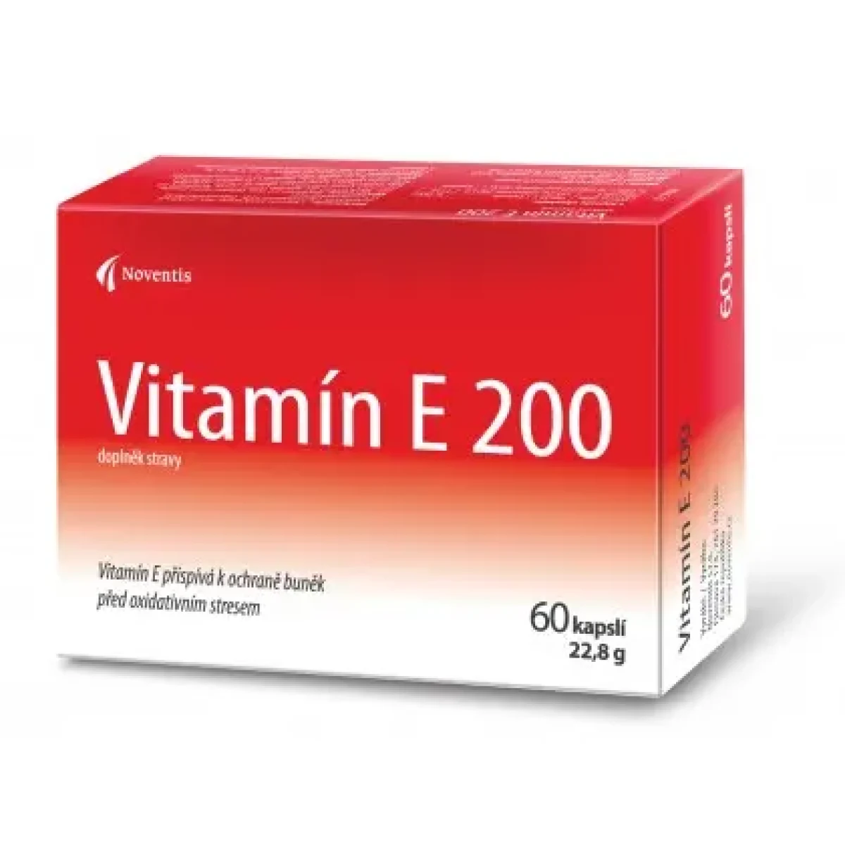 Noventis Vitamín E 200 60 kapslí · záber 1