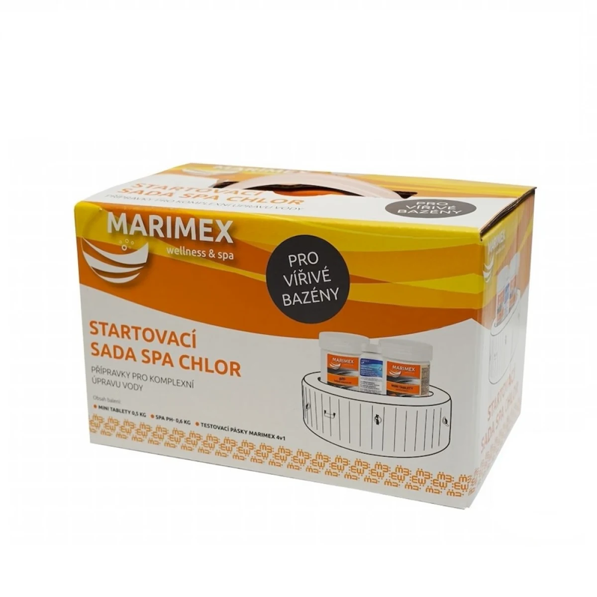 Chemie pro vířivky MARIMEX Startovací sada Spa chlor mini · záber 1