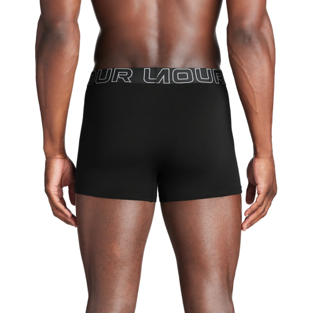 Pánské boxerky UNDER ARMOUR 3 PACK-UA PERFORMANCE COTTON SOLID 3in-BLK - Pohlavie: Pánské · záber 3
