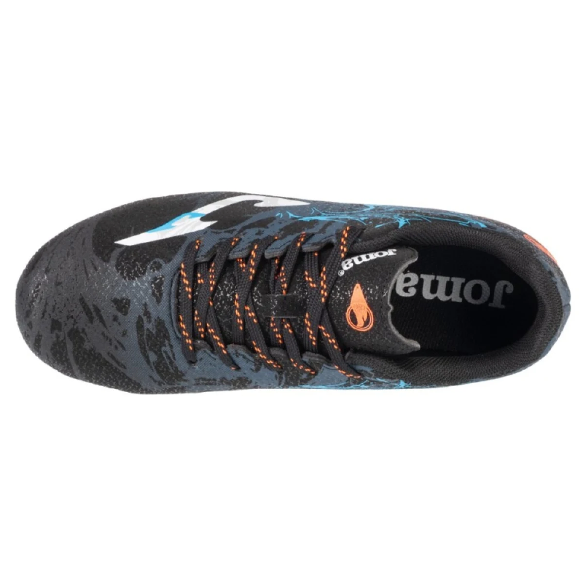 Chlapecké fotbalové kopačky outdoorové JOMA Super Copa Jr FG black turquoise · záber 3