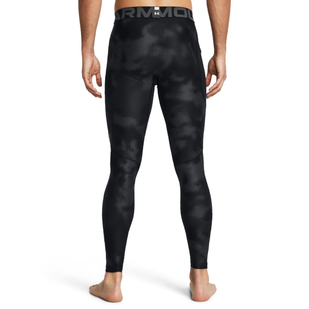 Pánské kompresní legíny UNDER ARMOUR UA HG Armour Printed Lgs-BLK · záber 3