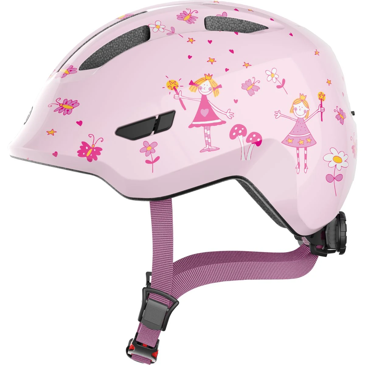 Abus Smiley 3.0, cyklistická helma, junior, rose princess · záber 2
