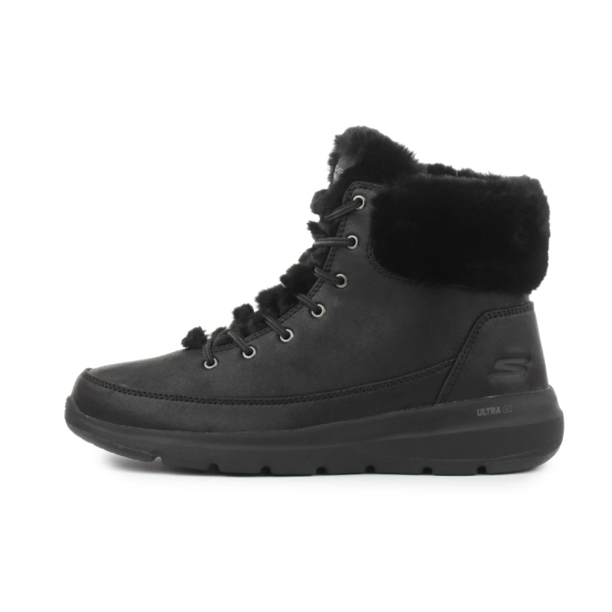 Dámské kotníkové zimní boty SKECHERS Glacial Ultra black · záber 2