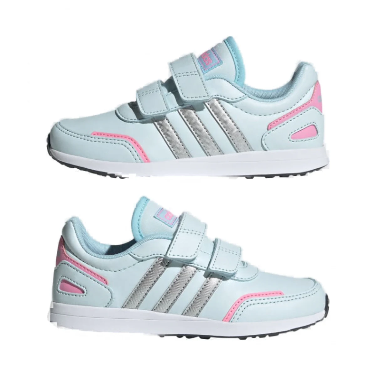 Dívčí sportovní obuv (tréninková) ADIDAS VS Switch 3 CF C almost blue silver metallic beam pink · záber 5