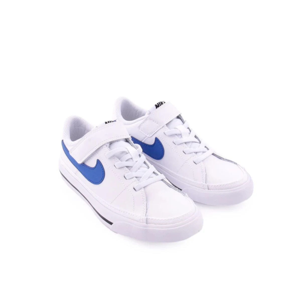 Chlapecká vycházková obuv NIKE Court Legacy white black game royal · záber 5