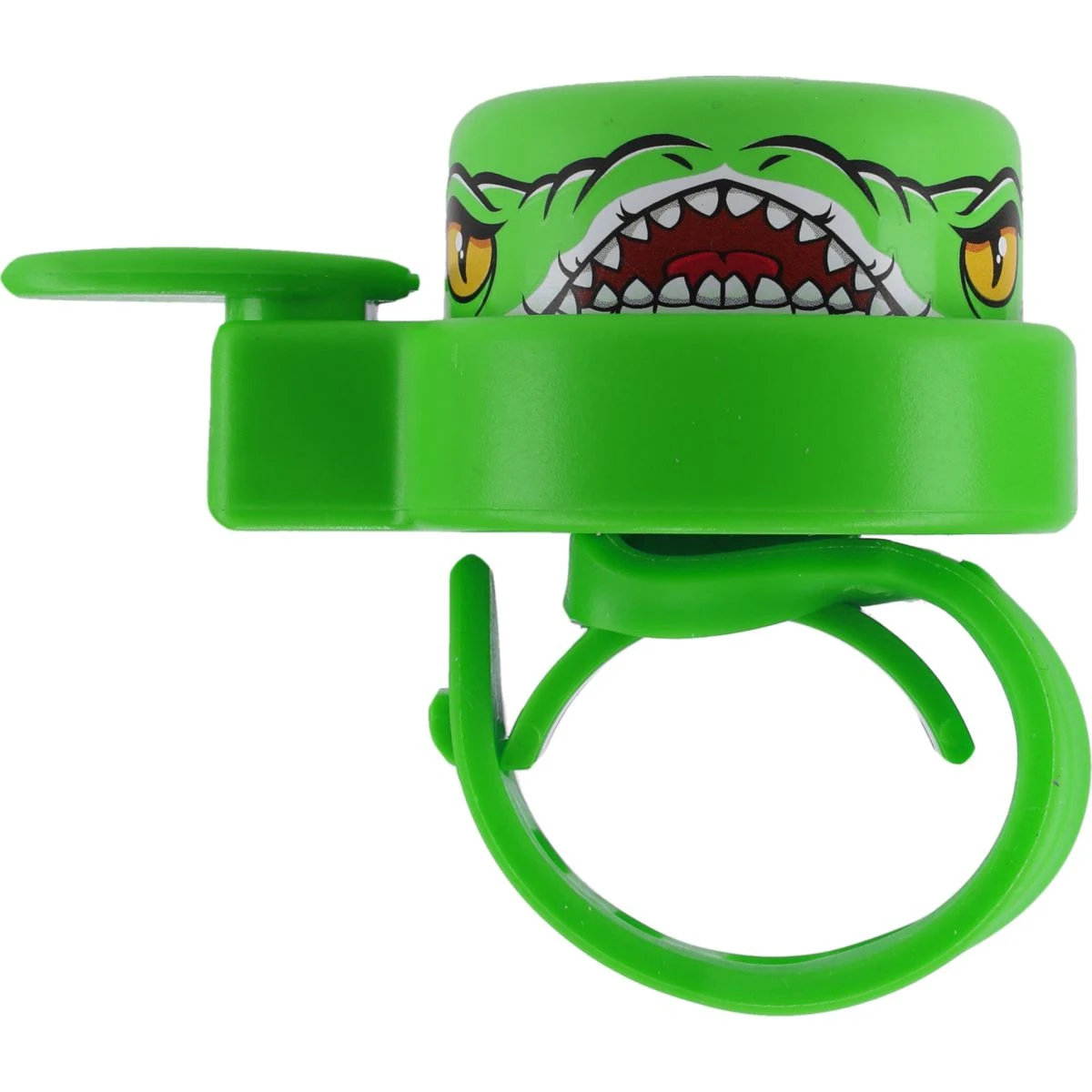 Crazy Safety Crocodile, cyklistický zvonek, zelená · záber 2
