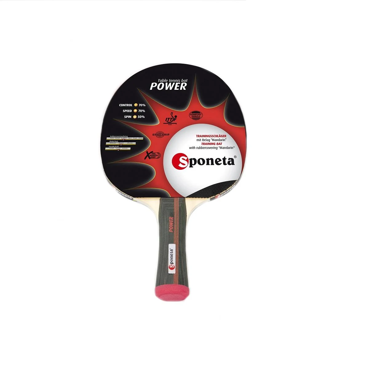 Pálka na stolní tenis SPONETA Power · záber 2