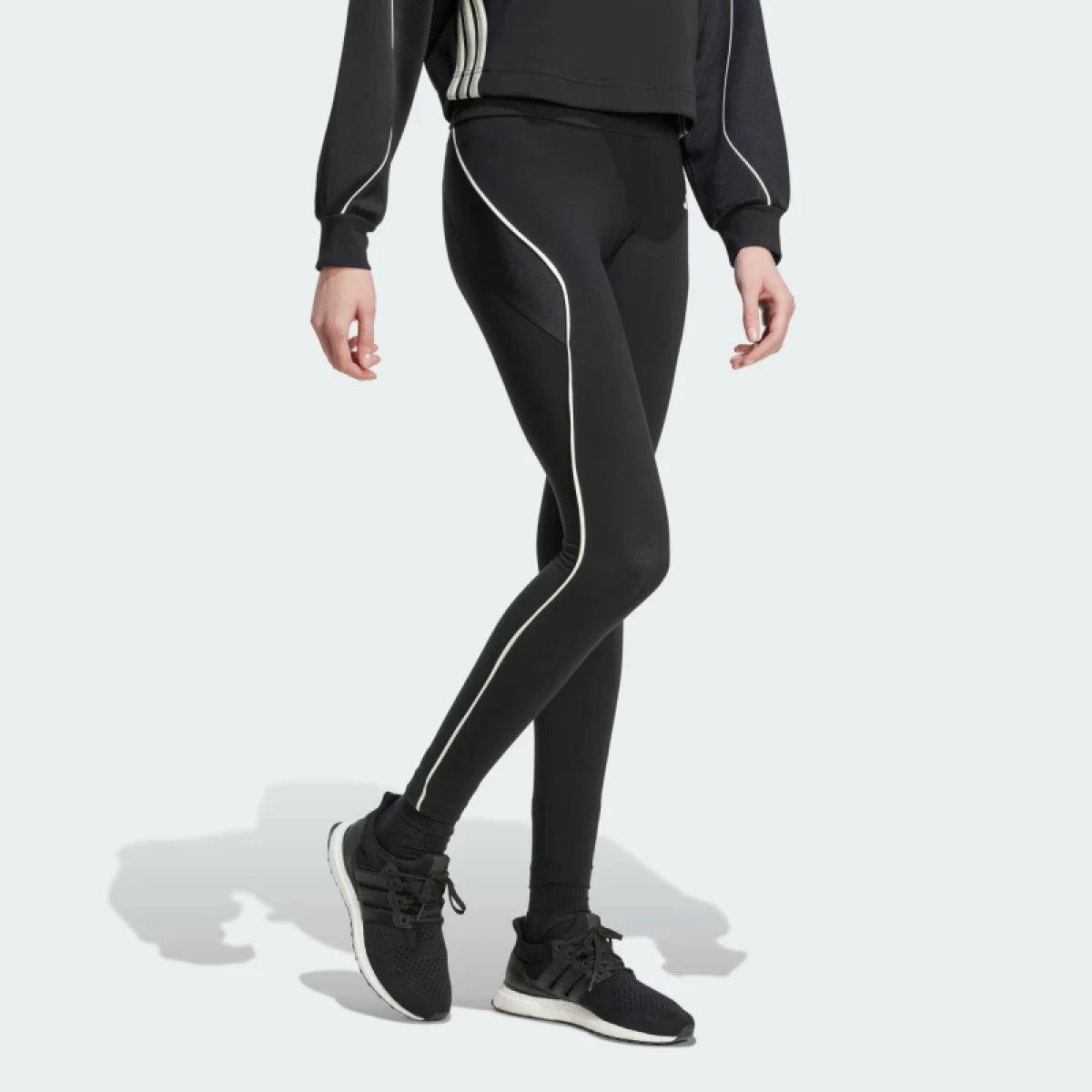 Dámské legíny ADIDAS W STADIUM TIGHT BLACK OWHITE · záber 3