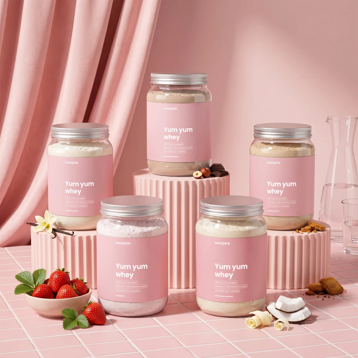 BeastPink Yum Yum Whey - Příchuť: Vanilková zmrzlina | Hmotnost: 0,03 kg | Balení: 400 · záber 7