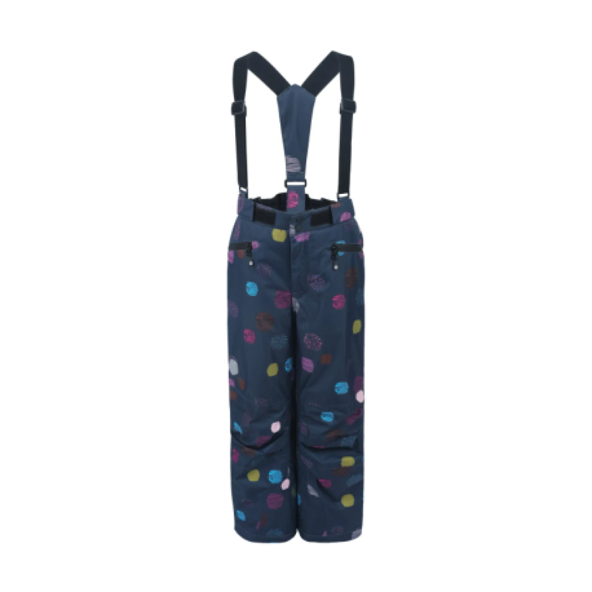 Dívčí lyžařské kalhoty COLOR KIDS Ski pantsAOP, AF 10.000, festival fuchsia · záber 1