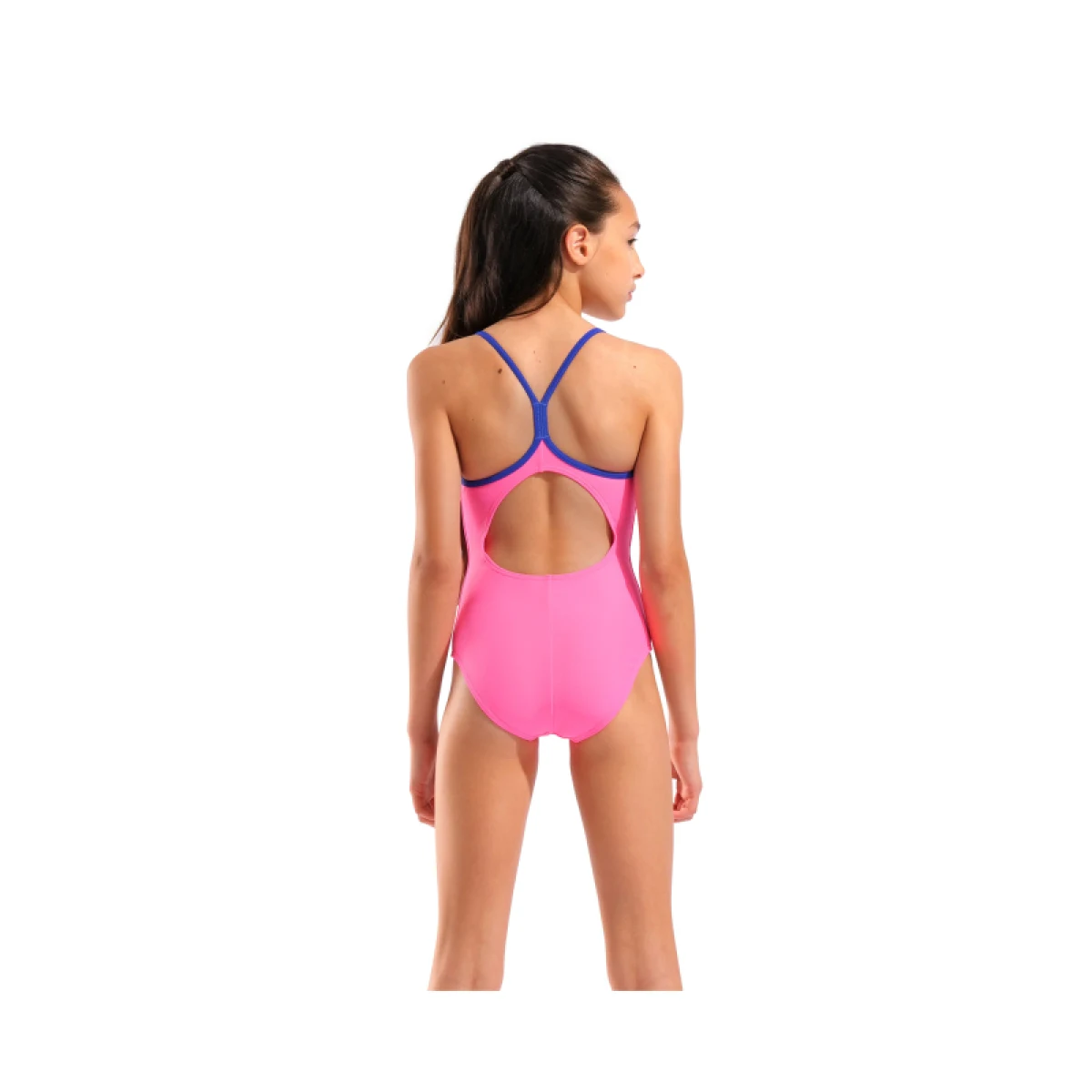 Dívčí plavecké jednodílné plavky ARENA Girl´s Arena Swimsuit Light Drop Solid · záber 2