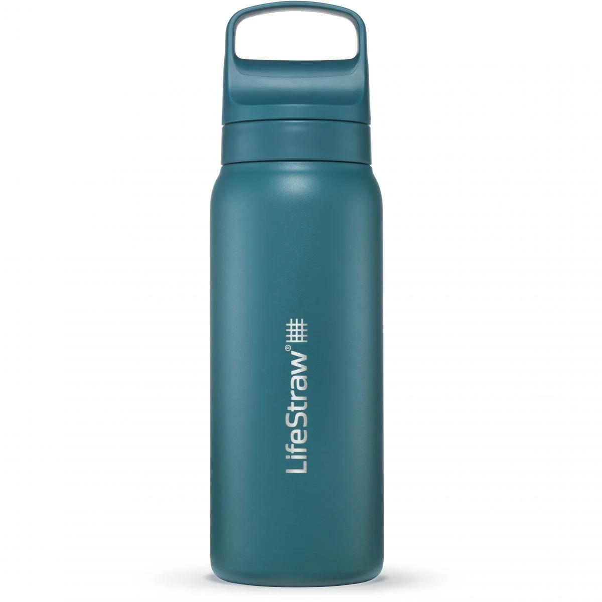 LifeStraw Go 2.0 Stainless Steel Water Filter Bottle, láhev na vodu, tyrkysová · záber 2