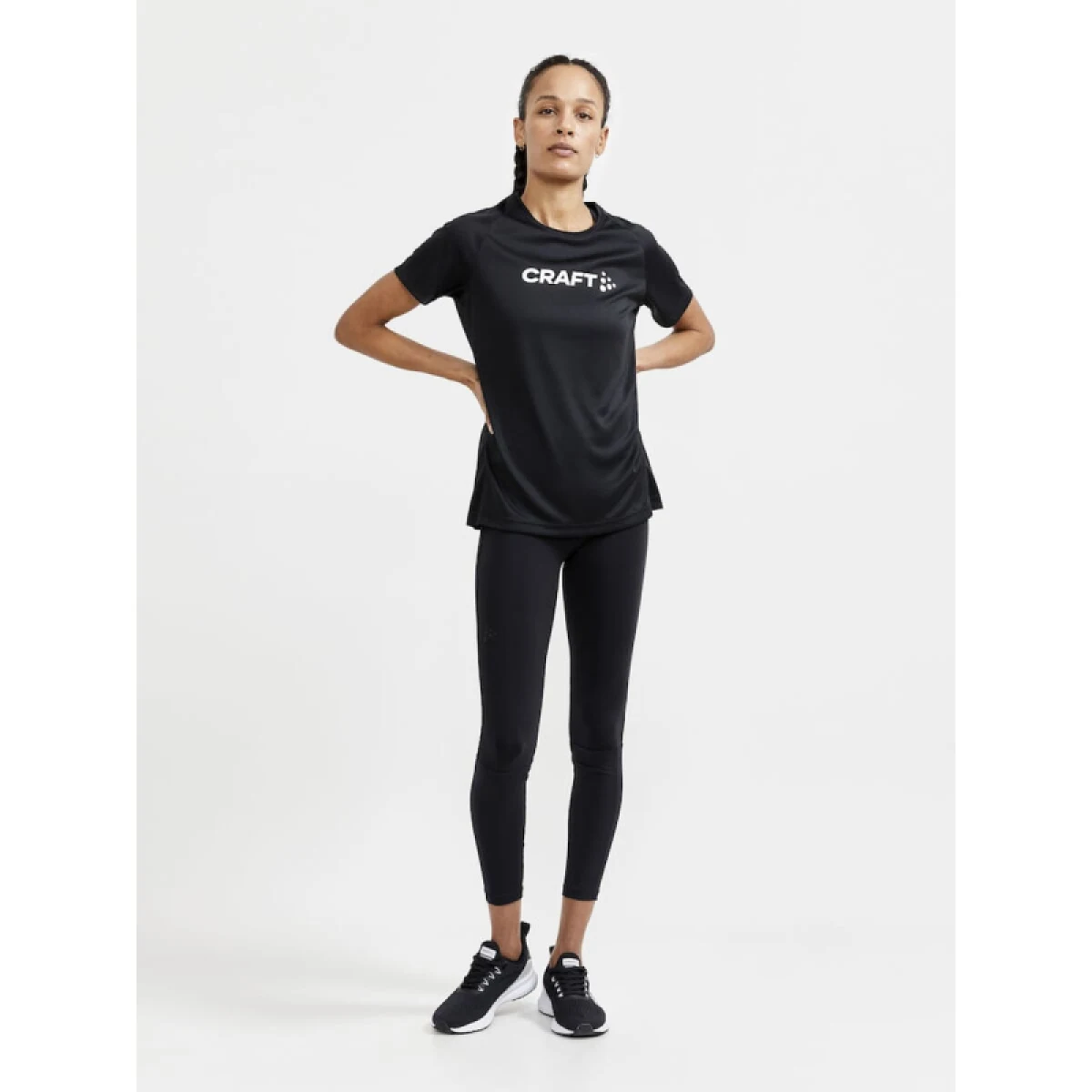Dámské tréninkové tričko s krátkým rukávem CRAFT CORE UNIFY LOGO TEE W - Pohlavie: Dámské · záber 4