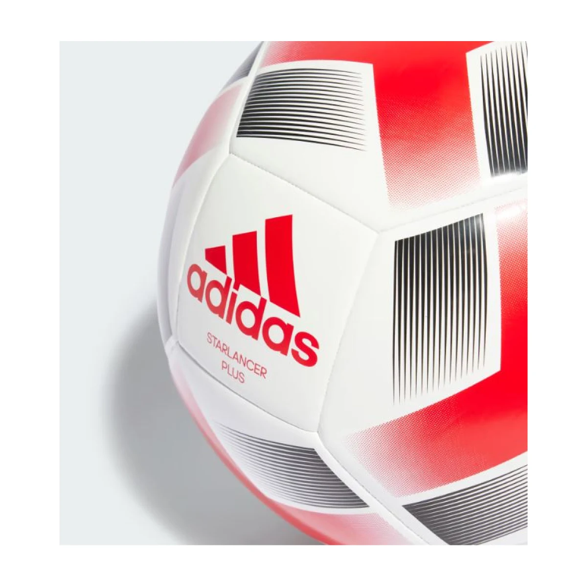 Fotbalový míč ADIDAS STARLANCER PLUS WHITE RED BLACK I · záber 3