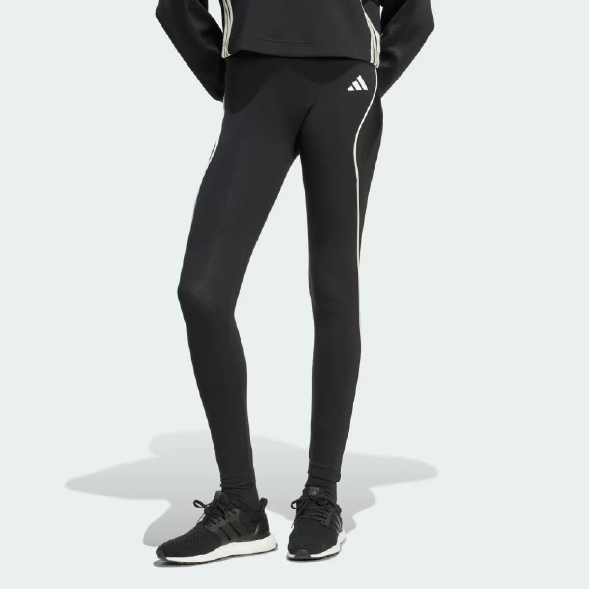 Dámské legíny ADIDAS W STADIUM TIGHT BLACK OWHITE · záber 2