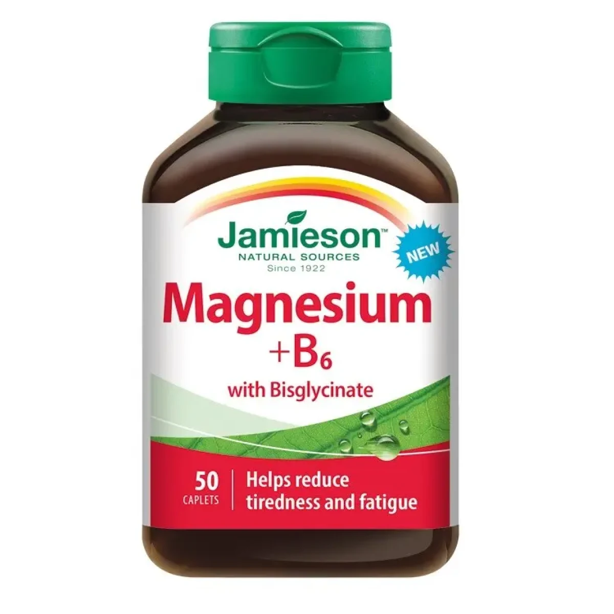 JAMIESON Hořčík+vitamín B6 s bisglycinátem 50 tablet · záber 1