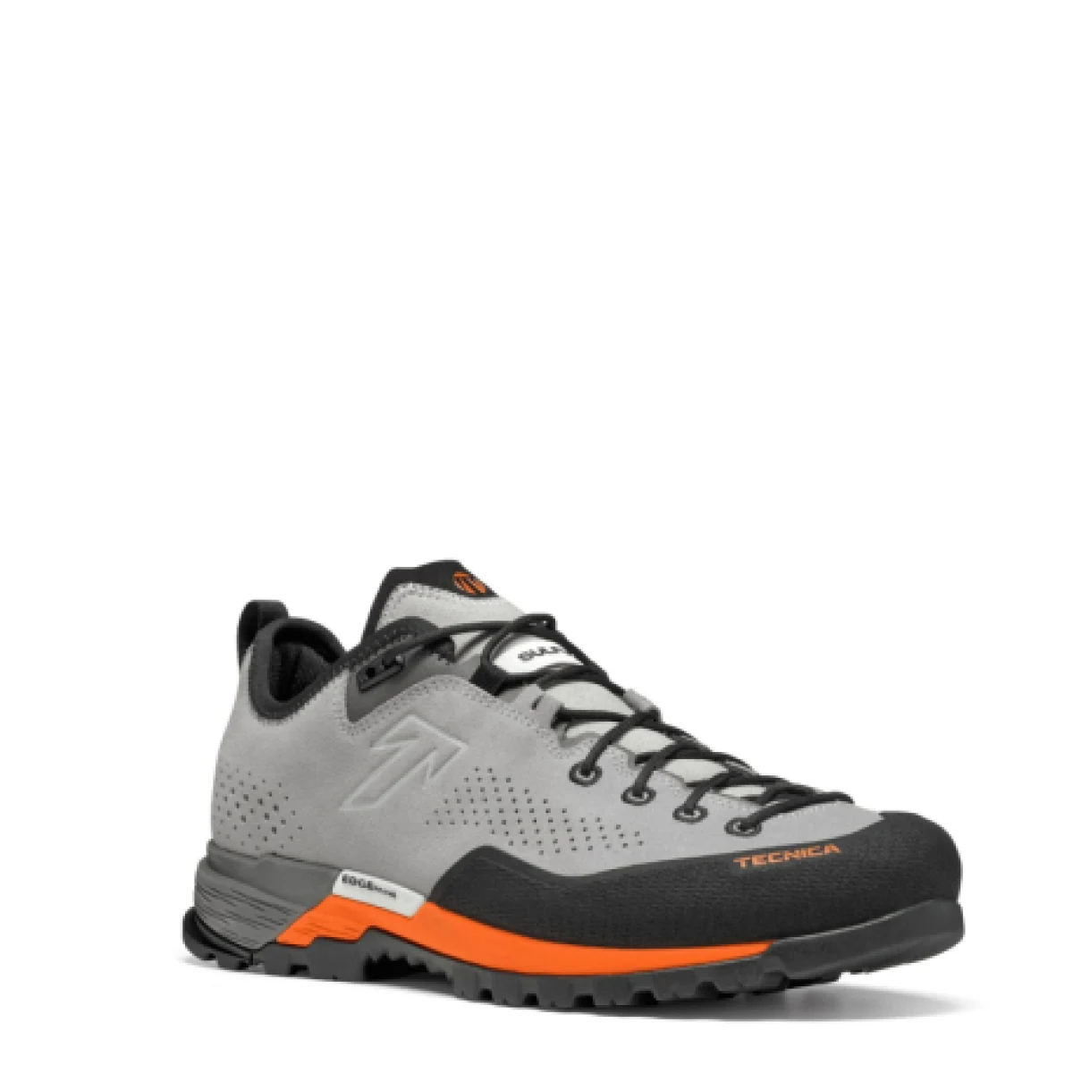 Pánská nízká turistická celokožená obuv TECNICA Sulfur Ms, soft grey ultra orange · záber 2