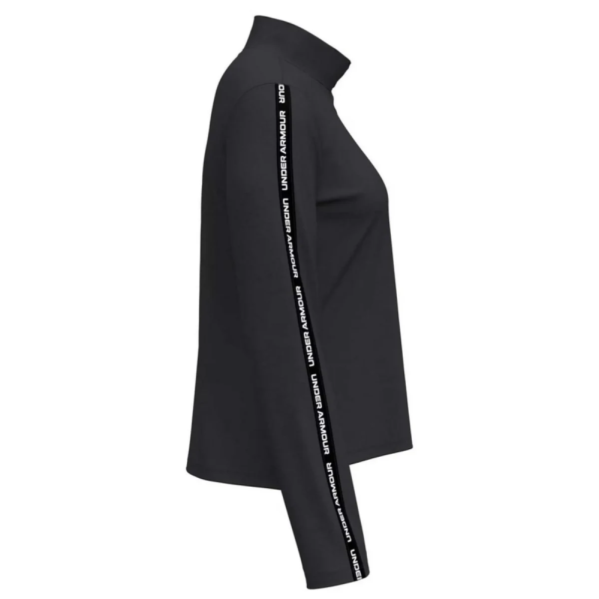 Dámská tréninková mikina s 1 2 zipem UNDER ARMOUR UA Tech WM Tape Half Zip-BLK · záber 3