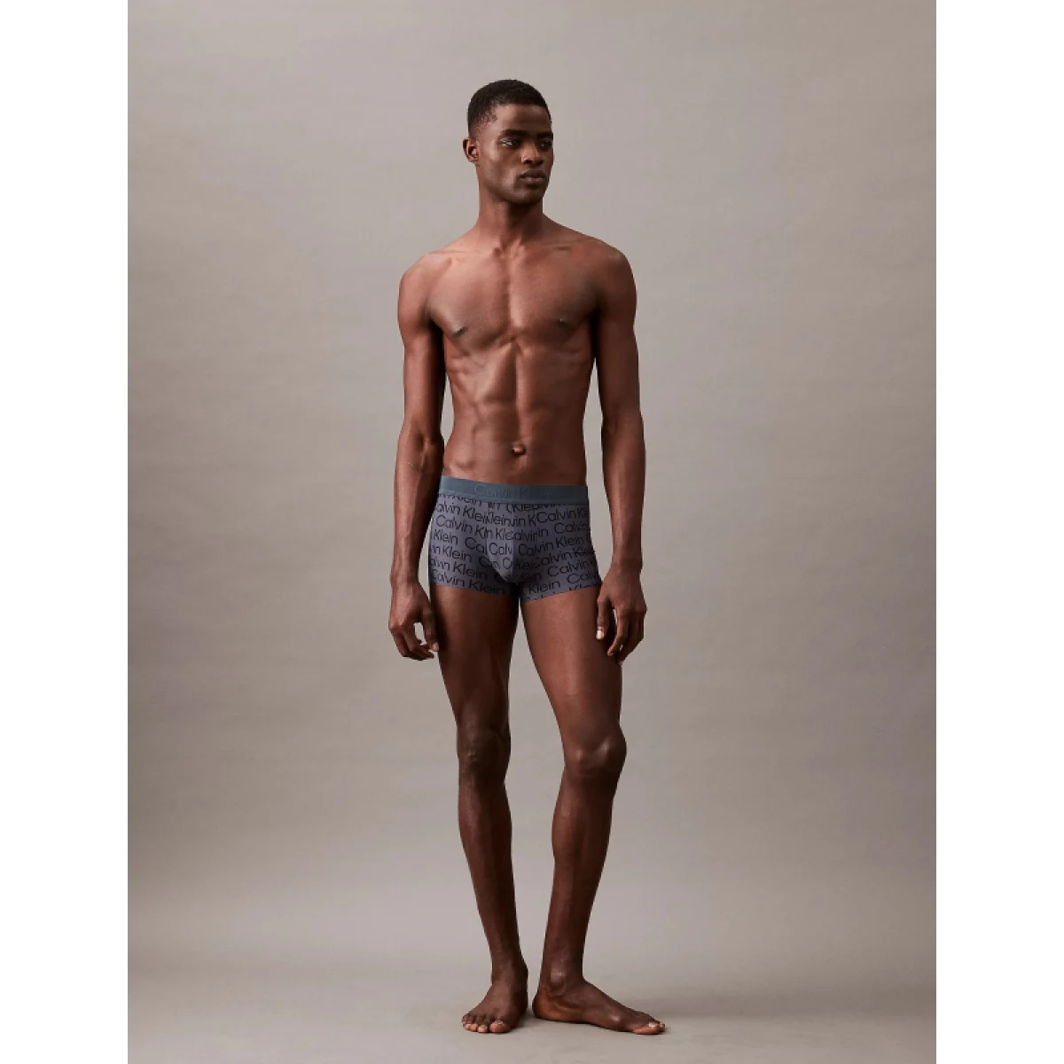 Pánské boxerky CALVIN KLEIN 1 PACK-LOW RISE TRUNK-MESH LOGO_INK · záber 5