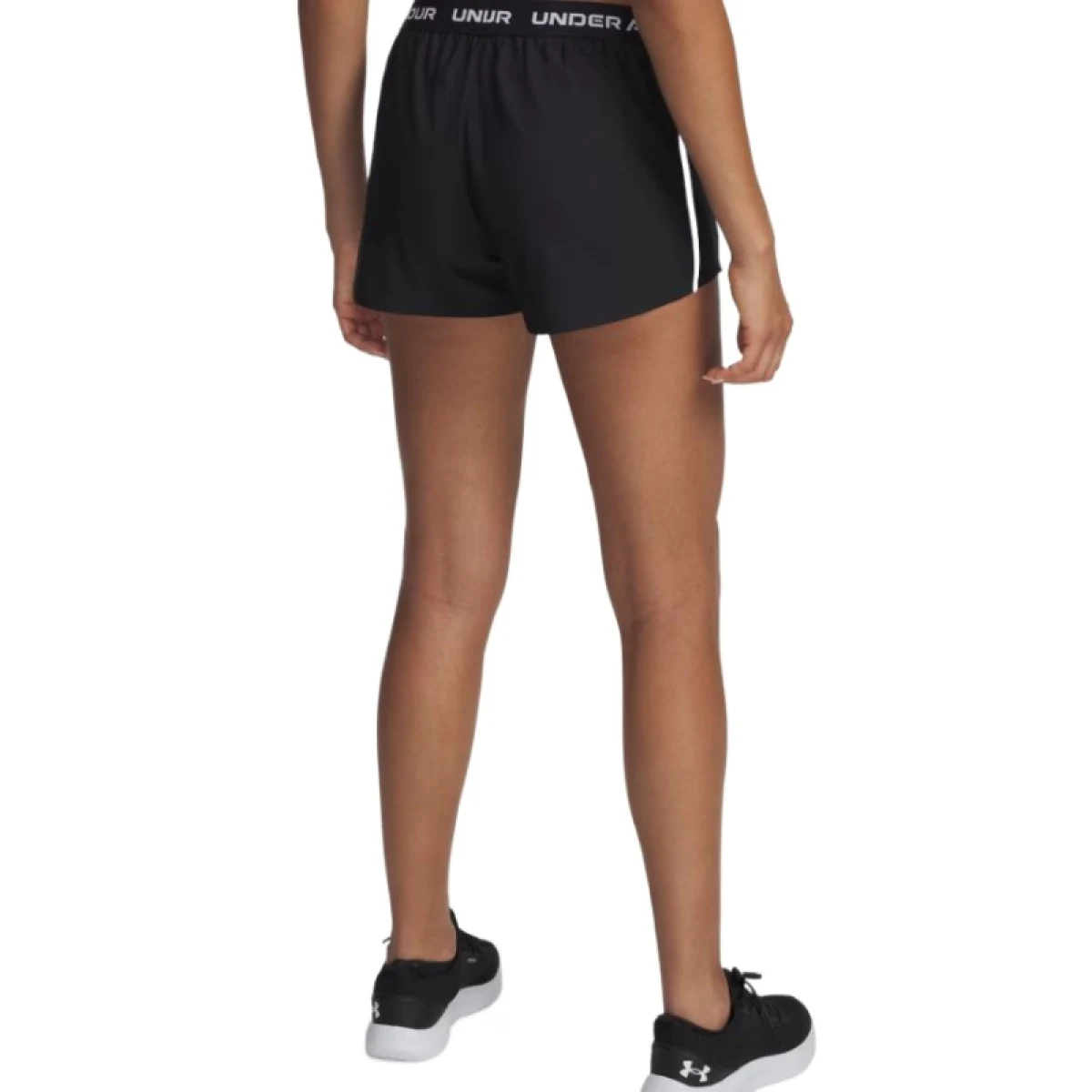 Dámské tréninkové kraťasy UNDER ARMOUR Tech Play Up Shorts-BLK - Pohlavie: Dámské · záber 4
