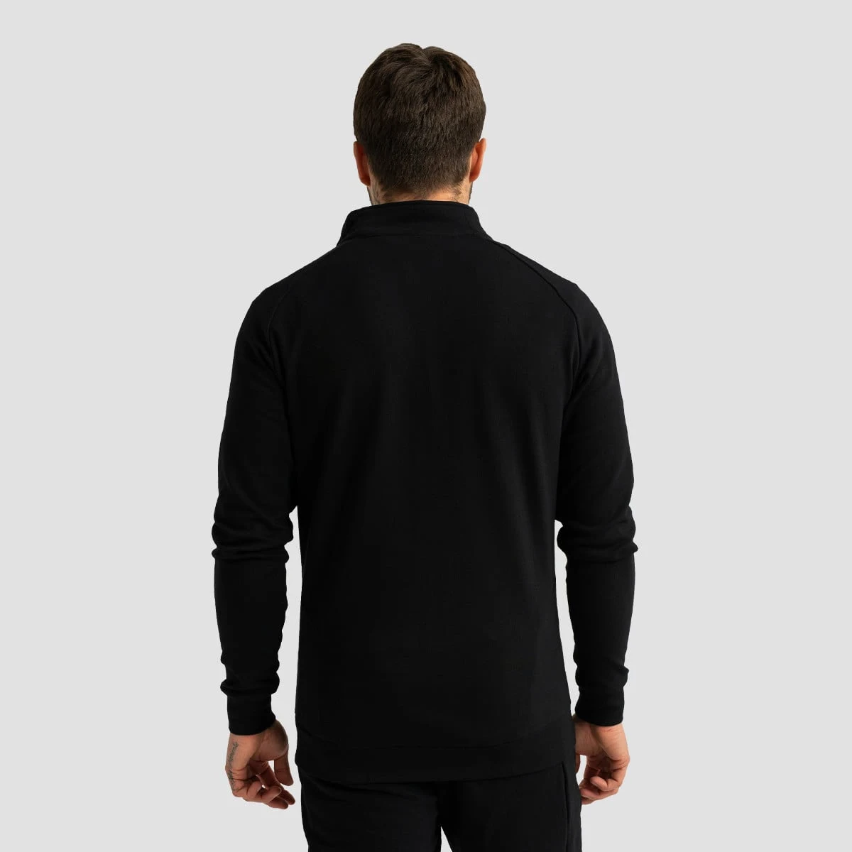 GymBeam Mikina se zipem Limitless Black - Velikost: XXL | Barva: čierna | Hmotnost: 0,53 kg | Balení: 32 · záber 3