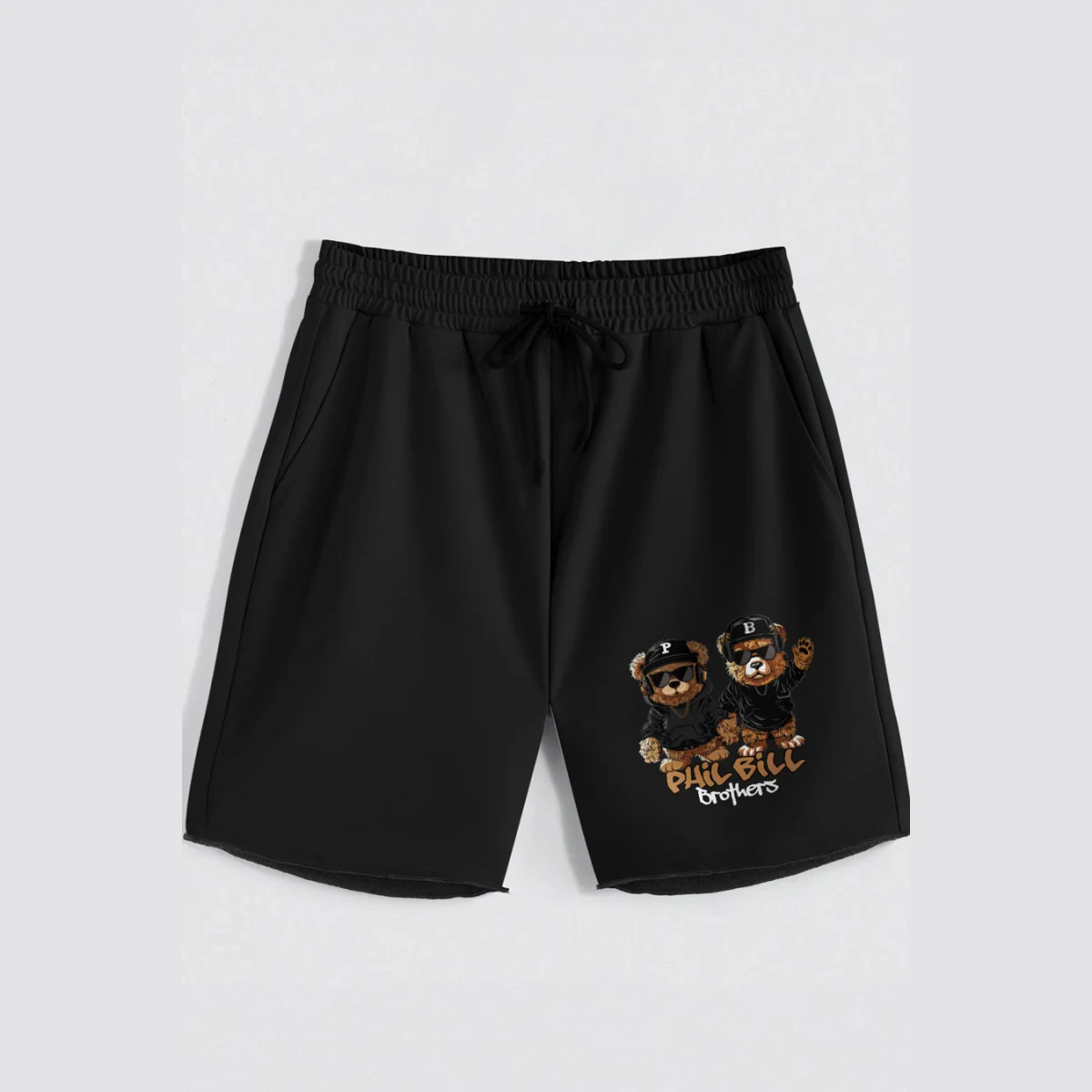 Kraťasy, Barva Růžová, s Potiskem Hedrix Bears · záber 3