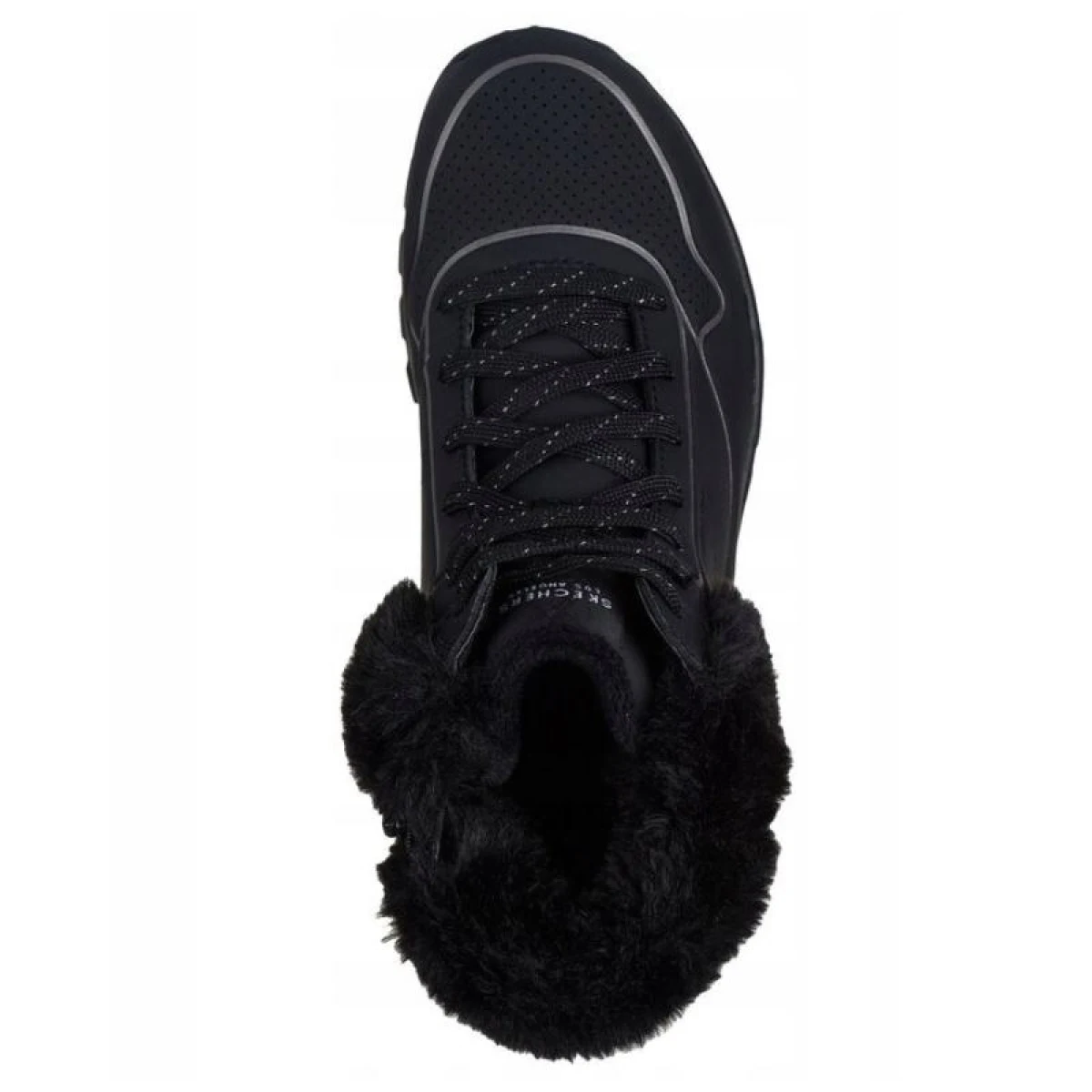 Dámské kotníkové zimní boty SKECHERS Uno Rugged Zip Up black black · záber 3