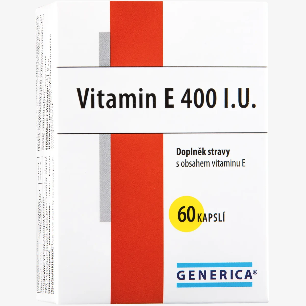 Generica Vitamin E 400 I.U. cps. 60 · záber 1