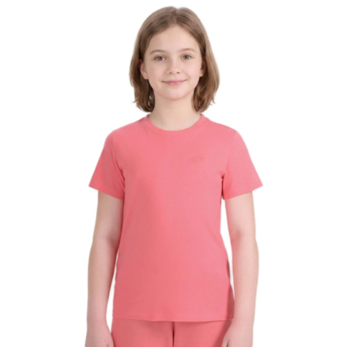 Dívčí tričko s krátkým rukávem 4F JUNIOR TSHIRT F3003-54S-PINK - Barva: ružová | Pohlavie: Dětské · záber 1